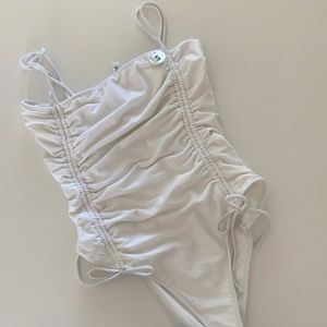 Forever 21 Ruched One Piece Swimsuit